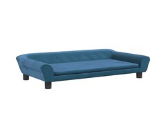 Vidaxl Kindersofa aus Samt in Blau - Jetzt bis zu 64% Rabatt sparen