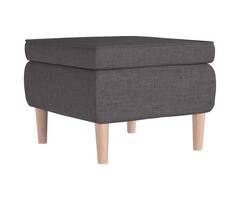 Vidaxl Eleganter Hocker in Dunkelgrau - jetzt bis zu 56% sparen