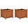 2er-Set Hochbeet Pflanzkübel aus Fichtenholz, 50x50x50 cm - bis zu 57,3% Rabatt