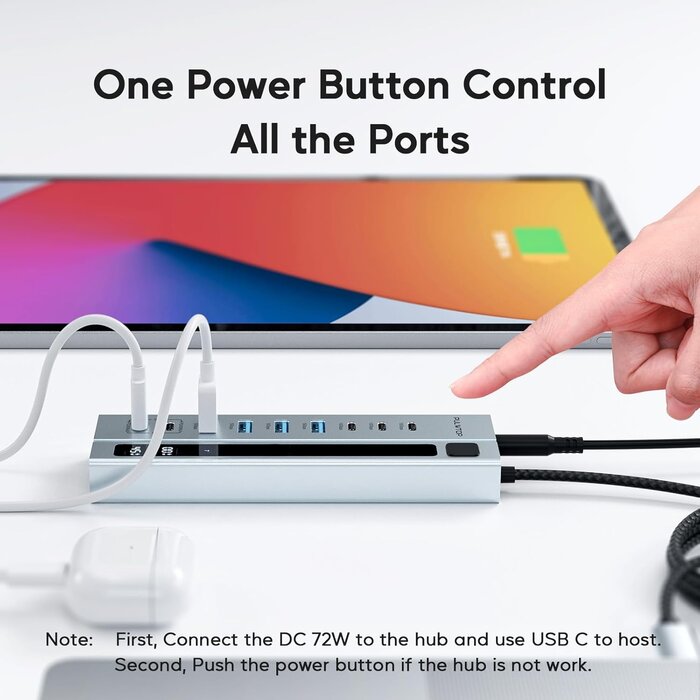 9-in-1 USB-C Hub mit 72W Netzteil - Jetzt bis zu 64,6% günstiger