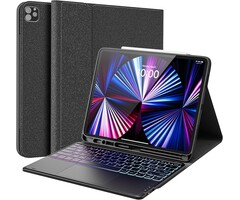 Earto iPad Pro 12.9 Tastatur-Hülle mit Trackpad & Licht - bis zu 57,3% Rabatt