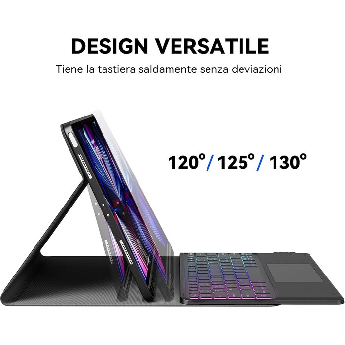 iPad Pro 12.9 Tastatur-Hülle mit Trackpad & Licht - bis zu 57,3% Rabatt