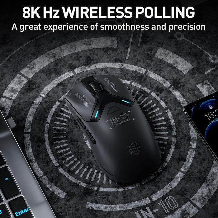 Ultraleichte Gaming-Maus (60g, 26k DPI) - jetzt bis zu 55,5% günstiger