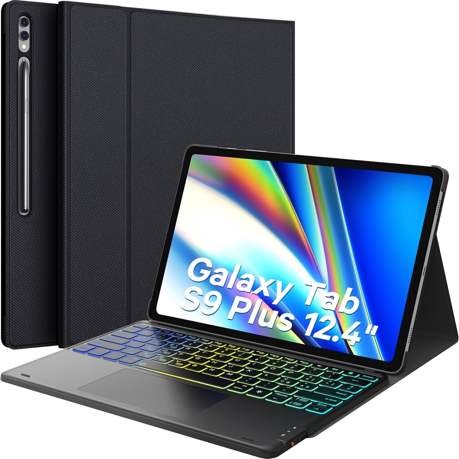 Earto Tastatur für Tablet mit Touchpad & RGB - Bis zu 72% sparen!
