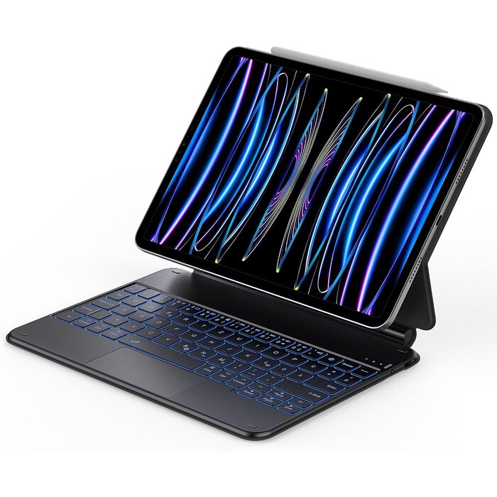 Magnetische Tastatur für iPad Pro/Air | 11 Zoll | Schwebeständer | bis zu 55,2% Rabatt
