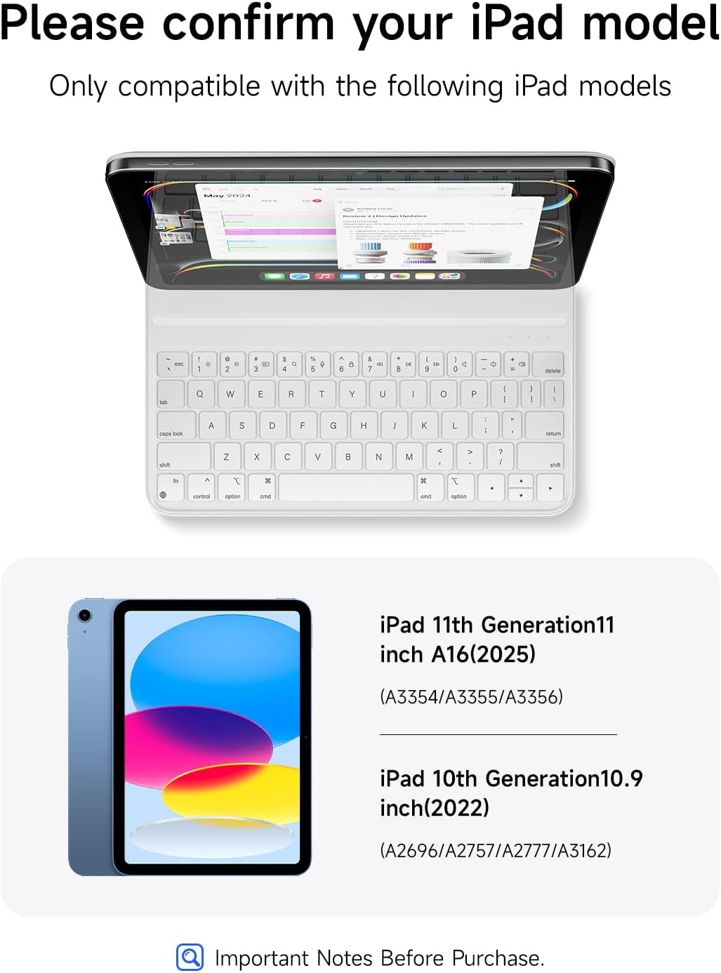 Hou Tastatur-Hülle für iPad 10. Gen, Italienisch, Weiß - Jetzt bis zu 75% Rabatt