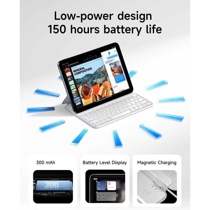 Hou Tastatur-Hülle für iPad 10. Gen, Italienisch, Weiß - Jetzt bis zu 75% Rabatt