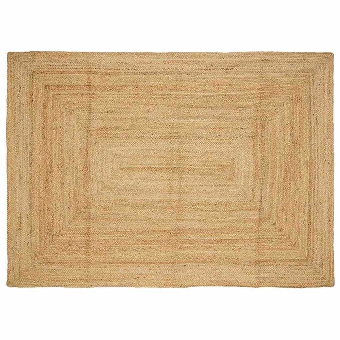 Vidaxl Jute Teppich Beige 240x340 cm - Natürlicher Webteppich - bis zu 46,6% Rabatt