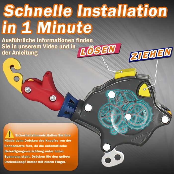 Universelle Schneeketten aus Manganstahl - Jetzt bis zu 77 % günstiger