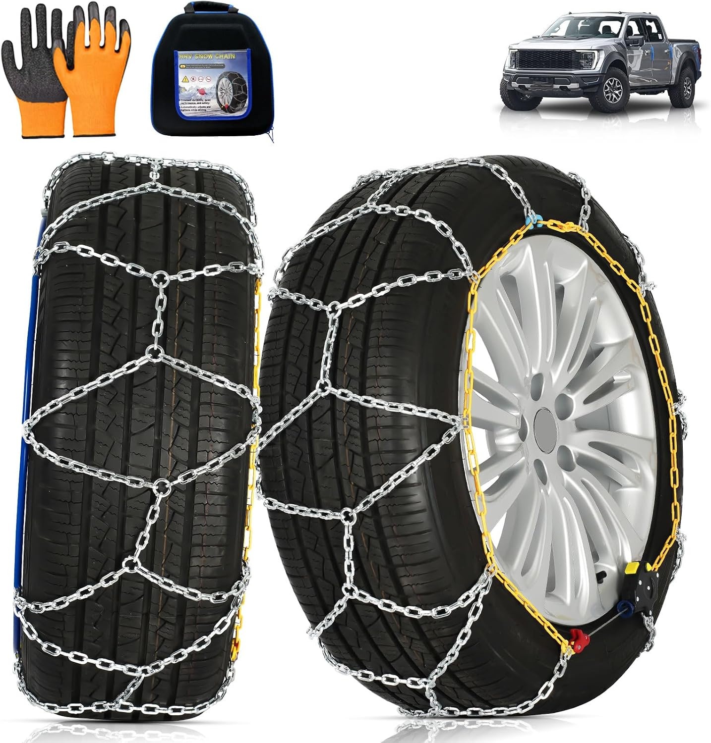Universelle Schneeketten für PKW & SUV - Bis zu 75% Rabatt - 1 Paar
