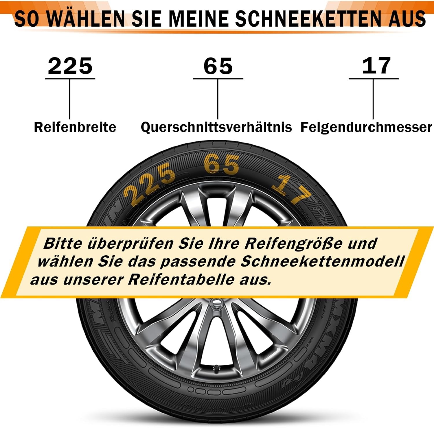 Universelle Schneeketten für PKW & SUV - Bis zu 75% Rabatt - 1 Paar