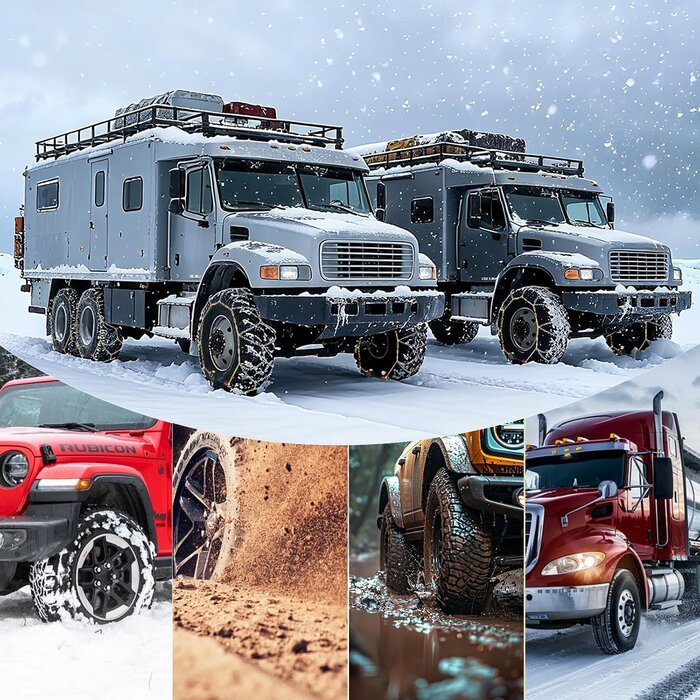 Universelle Schneeketten für PKW & SUV - Bis zu 75% Rabatt - 1 Paar