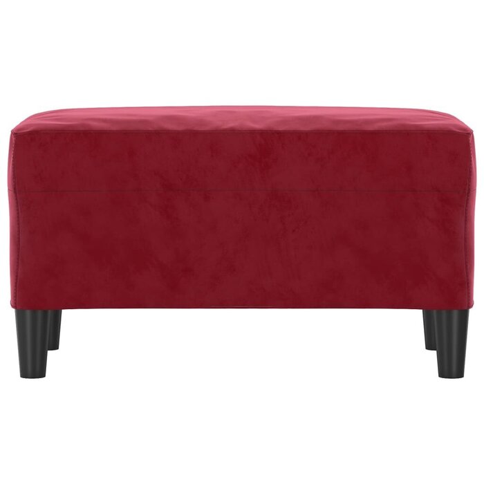 Vidaxl Samt Sitzbank Weinrot 70x35x41 cm - jetzt bis zu 57% günstiger