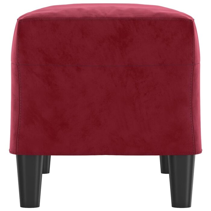 Vidaxl Samt Sitzbank Weinrot 70x35x41 cm - jetzt bis zu 57% günstiger