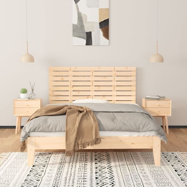 Vidaxl Wand-Kopfteil aus massivem Kiefernholz, 126x63 cm - Jetzt bis zu 71% sparen