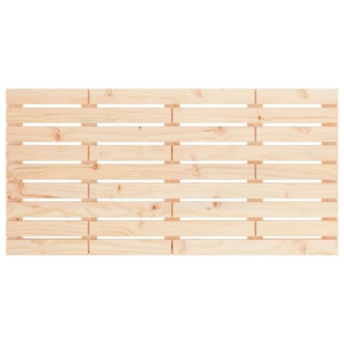 Vidaxl Wand-Kopfteil aus massivem Kiefernholz, 126x63 cm - Jetzt bis zu 71% sparen
