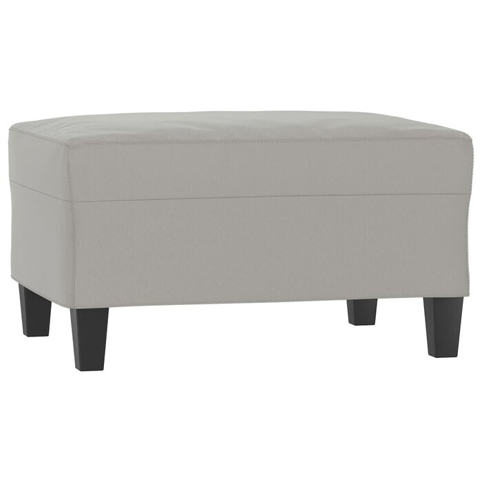 Vidaxl Design Fußhocker Hellgrau 70x55x41 cm - bis zu 51,7% Rabatt