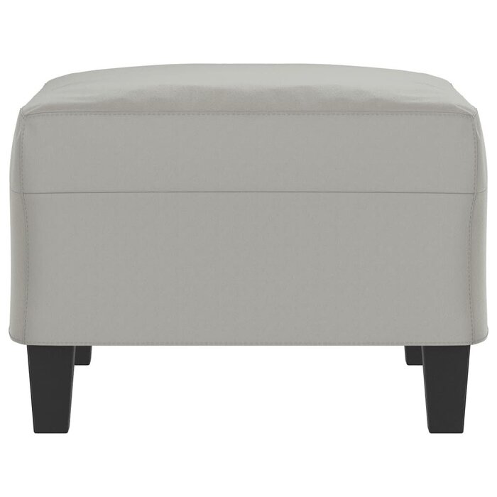 Vidaxl Design Fußhocker Hellgrau 70x55x41 cm - bis zu 51,7% Rabatt