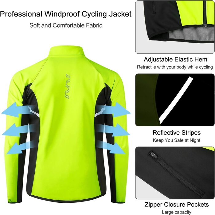 Funktionelle Softshell-Fahrradjacke Herren - Winddicht bis zu 71% günstiger