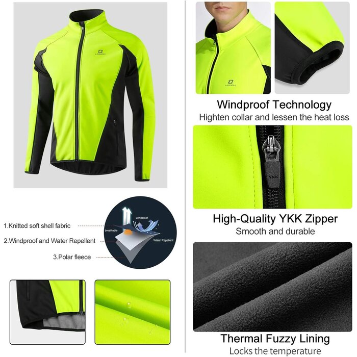 Funktionelle Softshell-Fahrradjacke Herren - Winddicht bis zu 71% günstiger