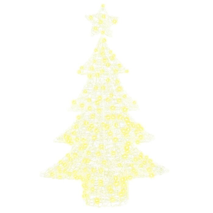 Vidaxl LED-Weihnachtsbaum 120 cm aus Acryl - Warmweiß - Sparen Sie bis zu 54,0 %