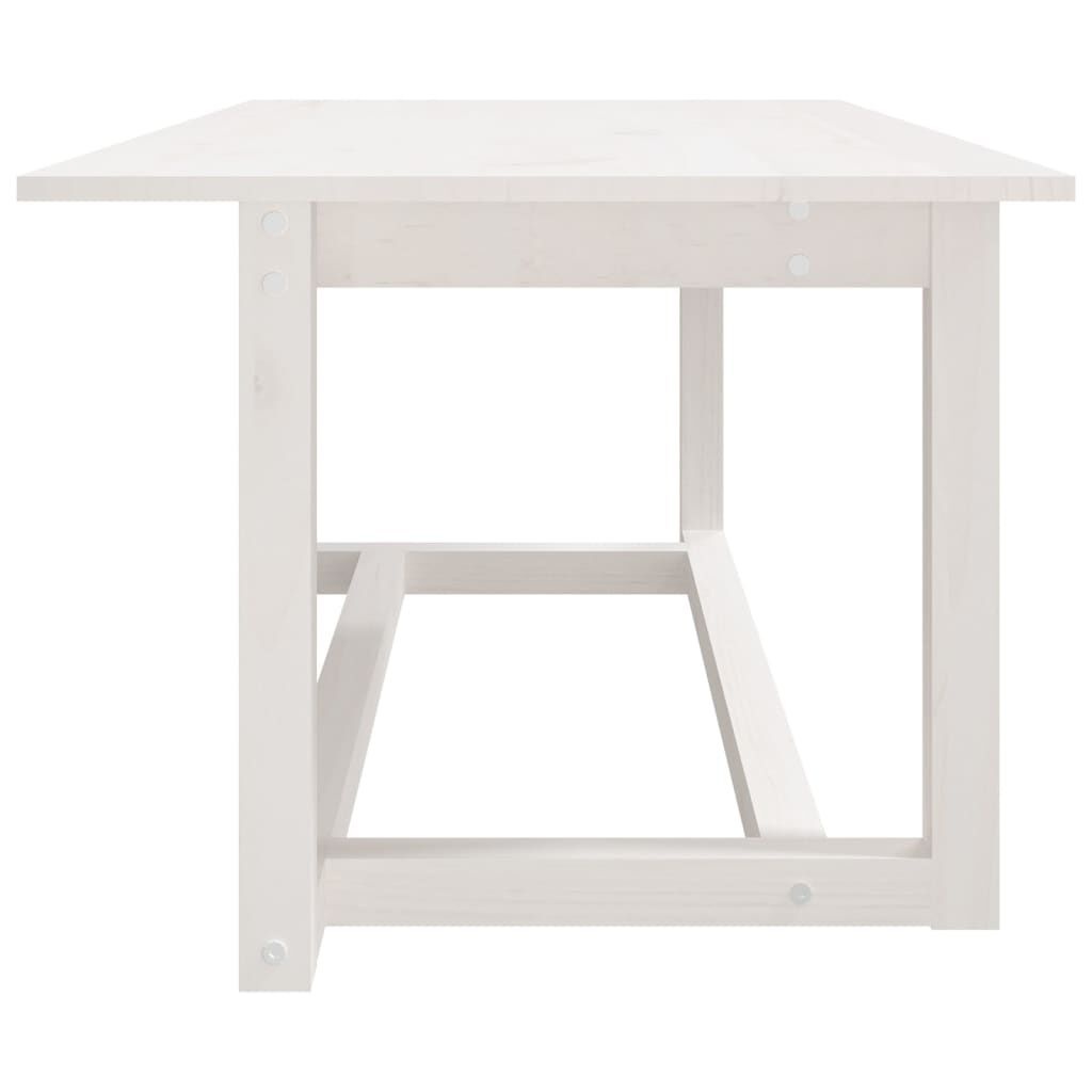 Vidaxl Couchtisch aus Kiefernholz 110x55cm Weiß - jetzt bis zu 68% reduziert
