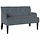 Chesterfield Sofa Dunkelgrau Samt - Kompakt & Elegant - bis zu 56,2% Rabatt