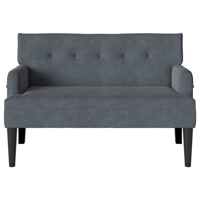 Vidaxl Chesterfield Sofa Dunkelgrau Samt - Kompakt & Elegant - bis zu 56,2% Rabatt