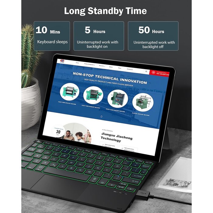 Bluetooth Tastatur für Surface Go mit Trackpad - bis zu 74% Rabatt