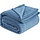 Kuschelige Flanell-Wohndecke 220 x 240 cm Blau - bis zu 49,1% reduziert