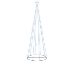 Vidaxl LED-Kegel-Weihnachtsbaum 100x300cm Kaltweiß - Bis zu 70% Rabatt