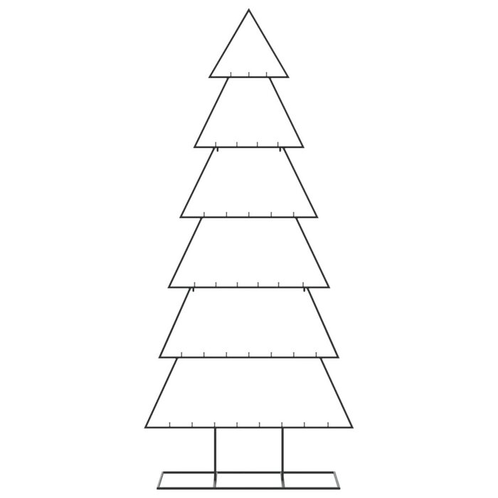 Vidaxl Weihnachtsbaum aus Metall, 180 cm - Schwarz - bis zu 75% sparen!