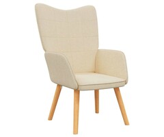 Vidaxl Design Relaxsessel in Creme - Jetzt bis zu 67% sparen