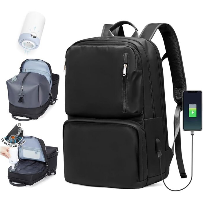 Vakuum-Reiserucksack für Handgepäck 40x20x25cm - jetzt bis zu 45,5% sparen