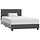 Modernes Kunstleder-Bett 100x200 cm Grau - Bis zu 52,7% Rabatt