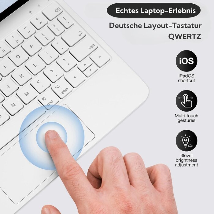 Magnetische Tastaturhülle für iPad 10./11. Gen | Bis zu 45,6% Rabatt