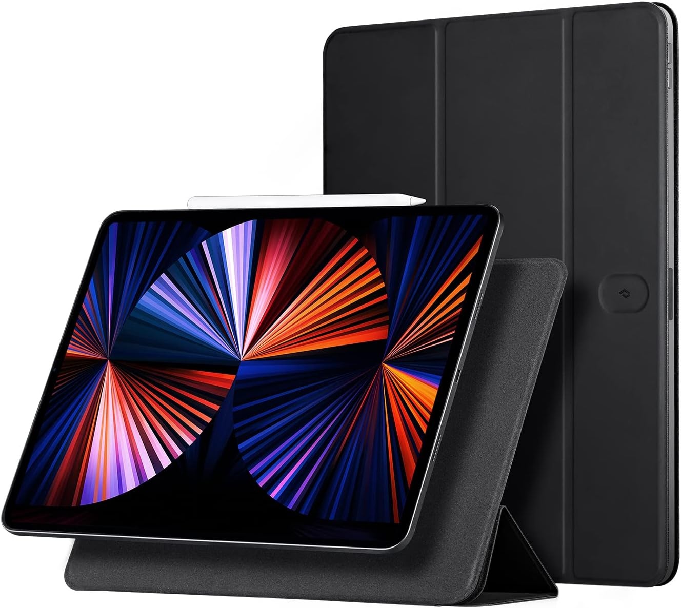 Premium Folio-Hülle für iPad Air/Pro - Schwarz - bis zu 72% Rabatt