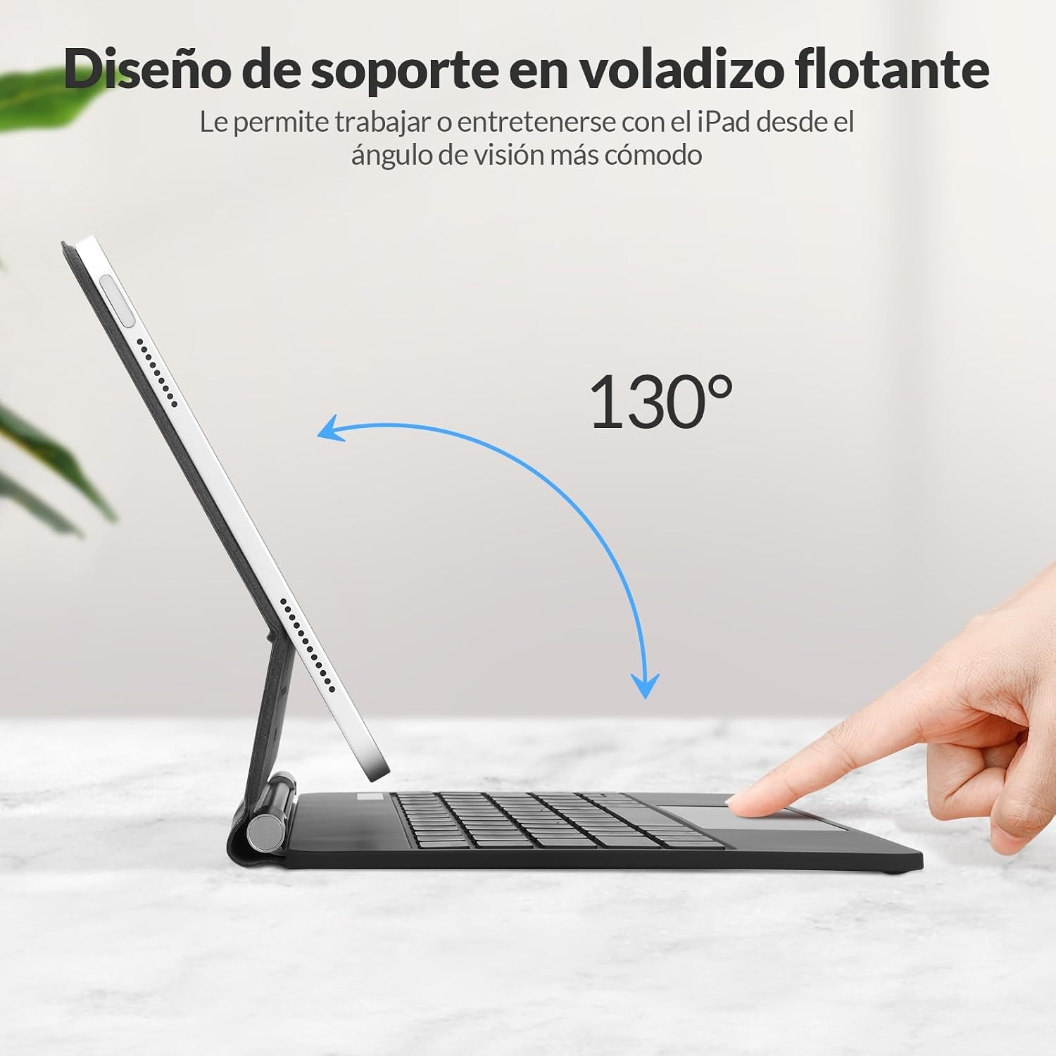 Tastatur-Hülle für iPad Air/Pro - Spanisches Layout - bis zu 73% günstiger