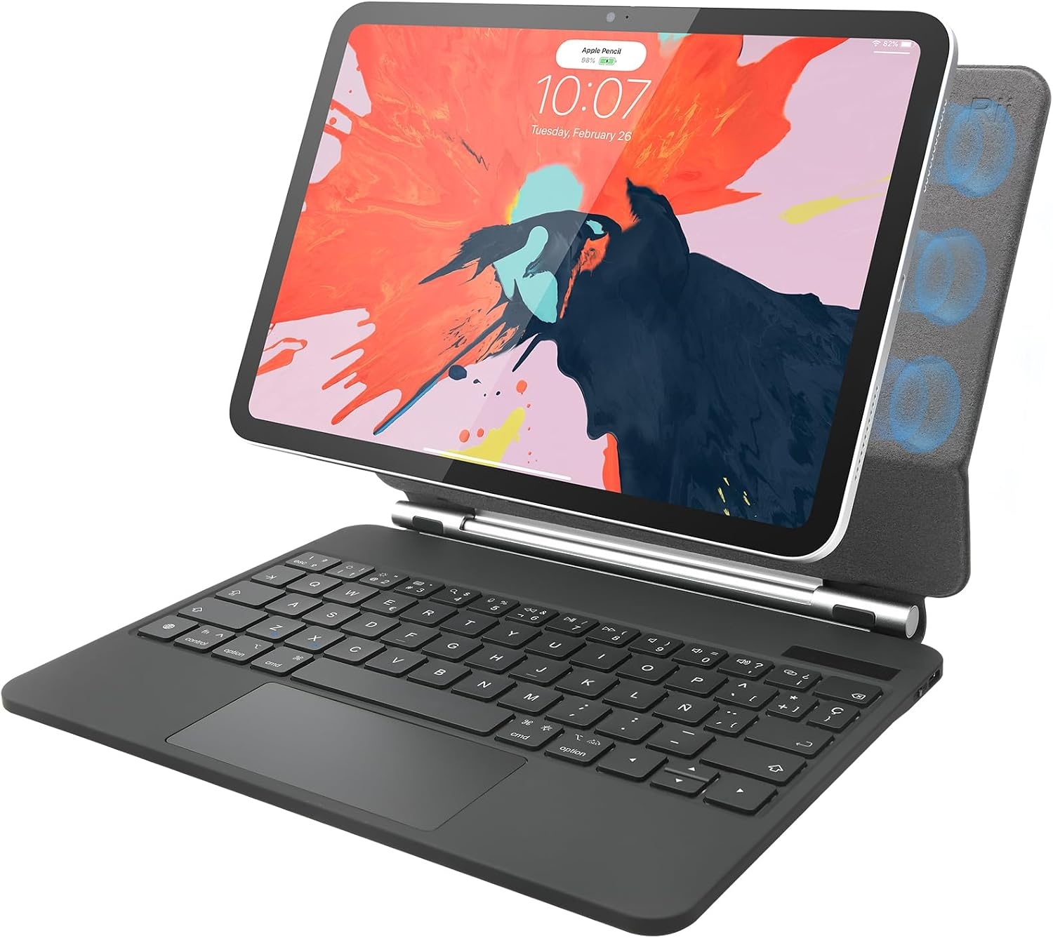 Magnetische Tastaturhülle iPad Air/Pro - Spanisch - bis zu 73% Rabatt!