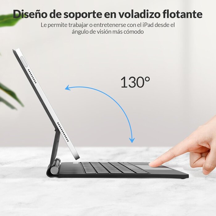 Magnetische Tastaturhülle iPad Air/Pro - Spanisch - bis zu 73% Rabatt!