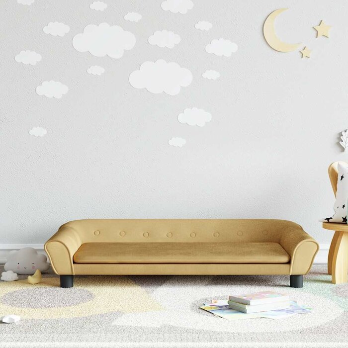 Vidaxl Kindersofa aus Samt in Braun - bis zu 73% Rabatt