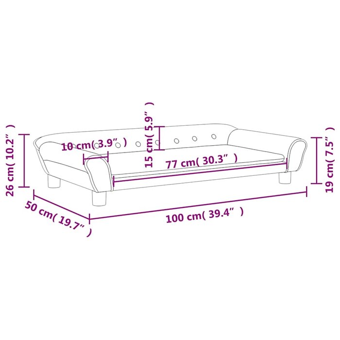 Vidaxl Kindersofa aus Samt in Braun - bis zu 73% Rabatt