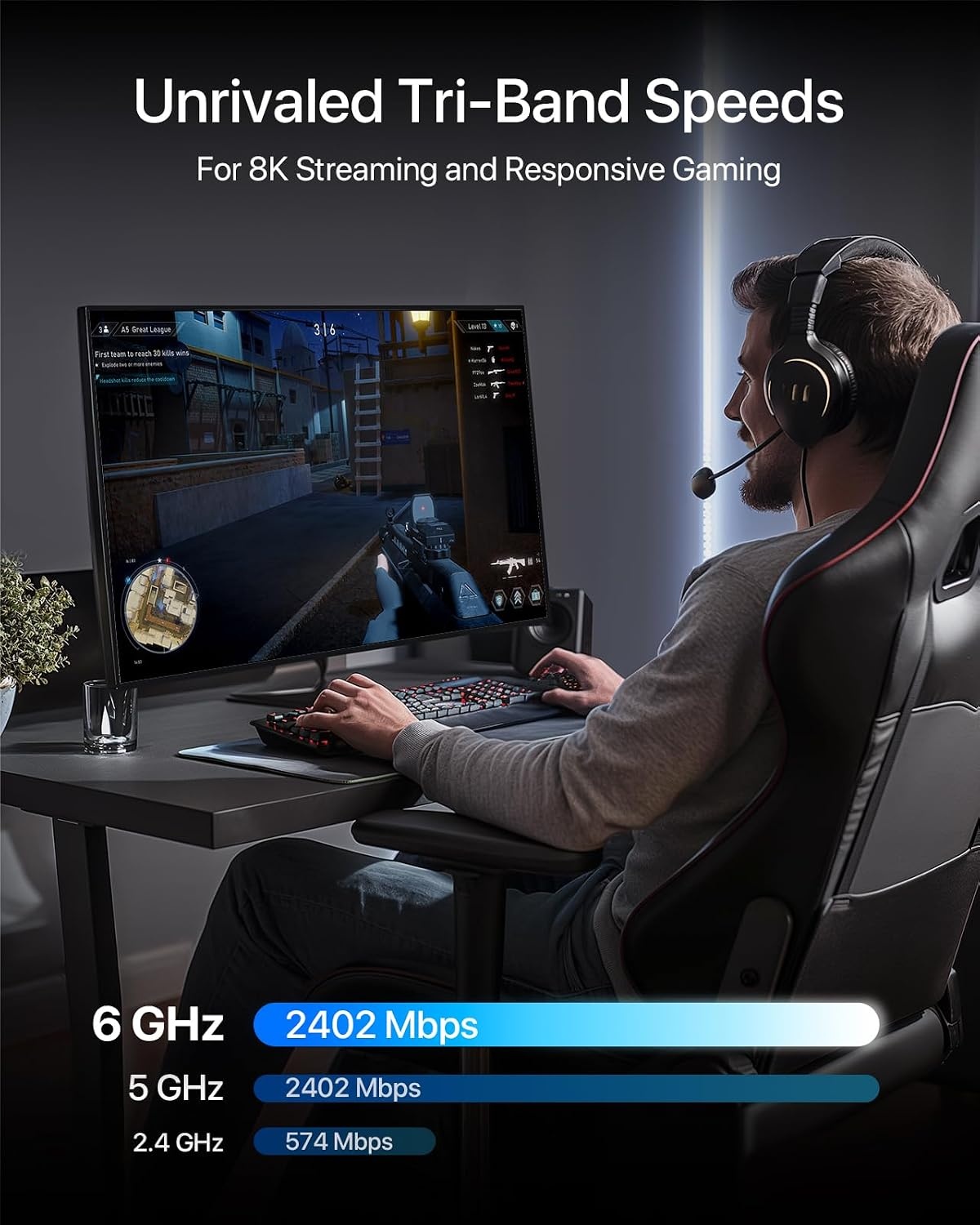 USB WiFi 6E Adapter AXE5400 - Tri-Band - bis zu 52,7% Rabatt