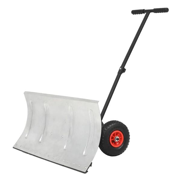 Vidaxl Manueller Schneeschieber mit Rädern 100x44 cm - jetzt bis zu 56,1% sparen
