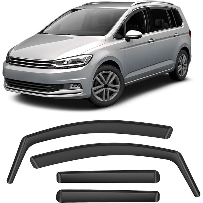 Windabweiser Set für VW Touran (2004-2015) - 4-tlg. Schwarz - bis zu 59% Rabatt