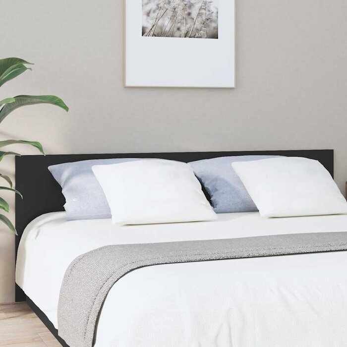 Vidaxl Modernes Bett-Kopfteil 200x80 cm, Schwarz - bis zu 80% Rabatt