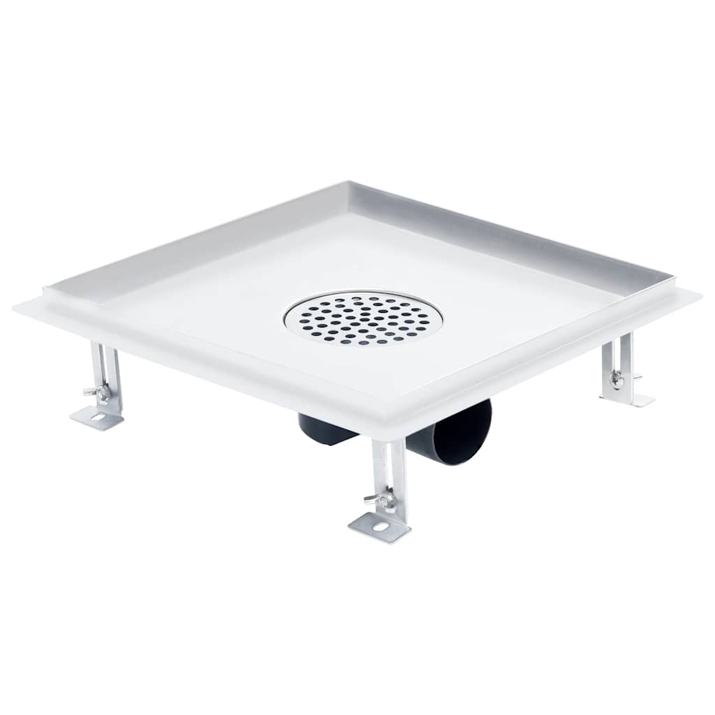 Vidaxl Edelstahl Duschablauf 28x28 cm 2-in-1 - bis zu 71% günstiger