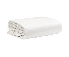 Vidaxl Robuste PVC-Abdeckplane 5x8 m - Weiß, 600 g/m² - Jetzt bis zu 61% sparen