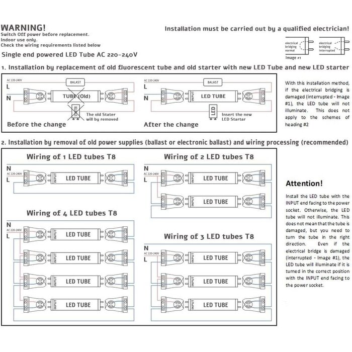 25x LED-Leuchtstoffröhren 60cm 9W 6500K Set - bis zu 76% reduziert