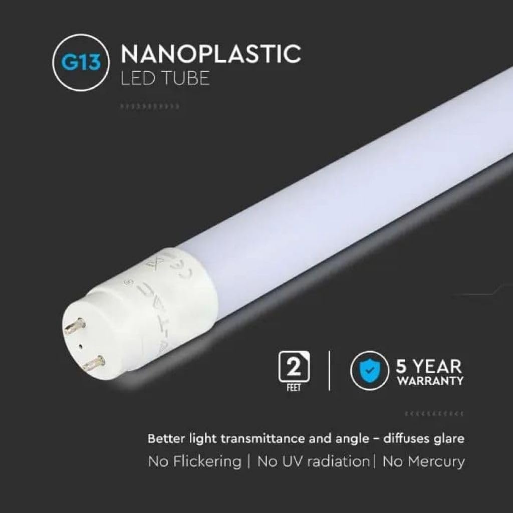 25x LED-Leuchtstoffröhren 60cm 9W 6500K Set - bis zu 76% reduziert